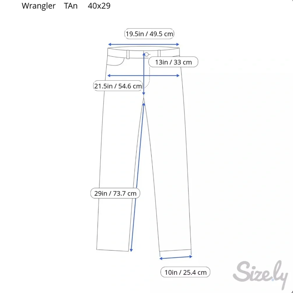 Wrangler Vintage 90's Tan Polyester Pants Size 39x29 (Tag 40x29) USA Made‎ 82TN